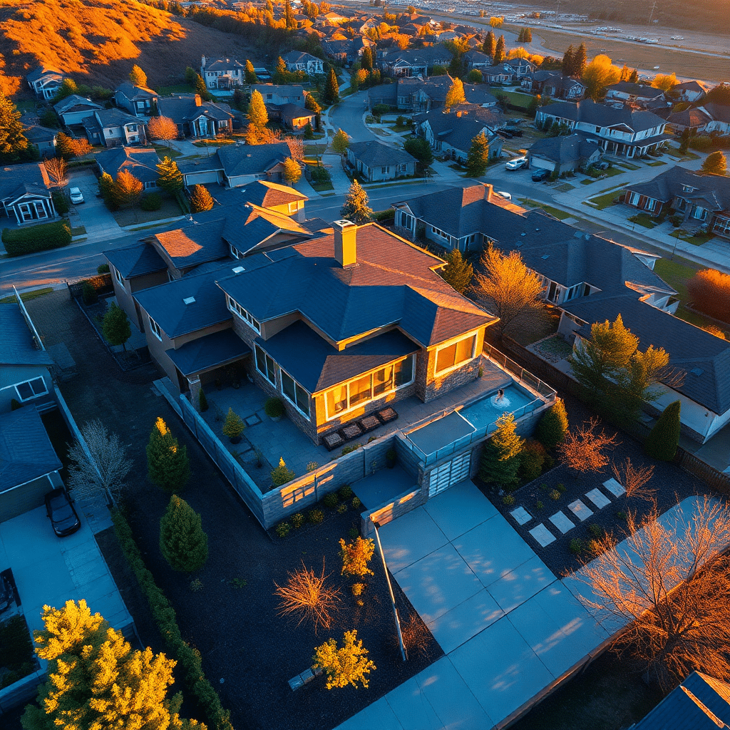 Drohnenfotografie für Immobilienvermarktung