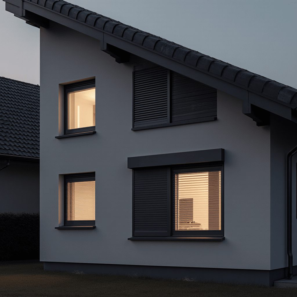 Immobilien sparen Energie mit Rollläden